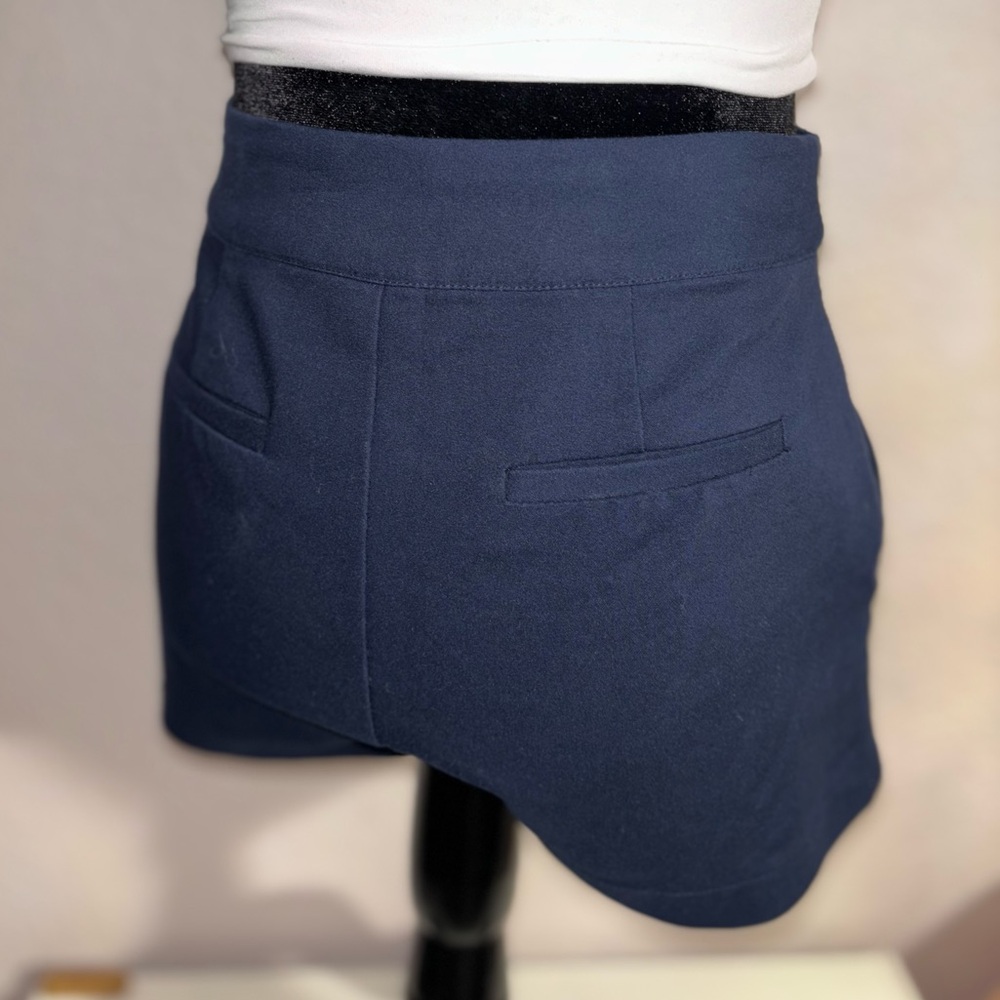 forever21 trouser navy short shorts size small